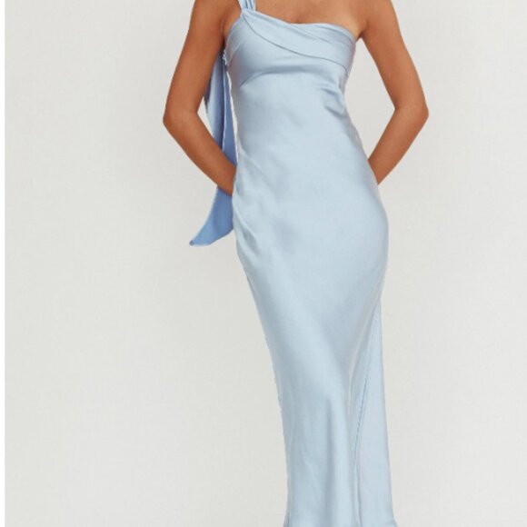 NEW! Baby Blue Dress | Wedding Guest | Bridesmaid | Graduation | Prom | Size: S - Picture 1 of 6